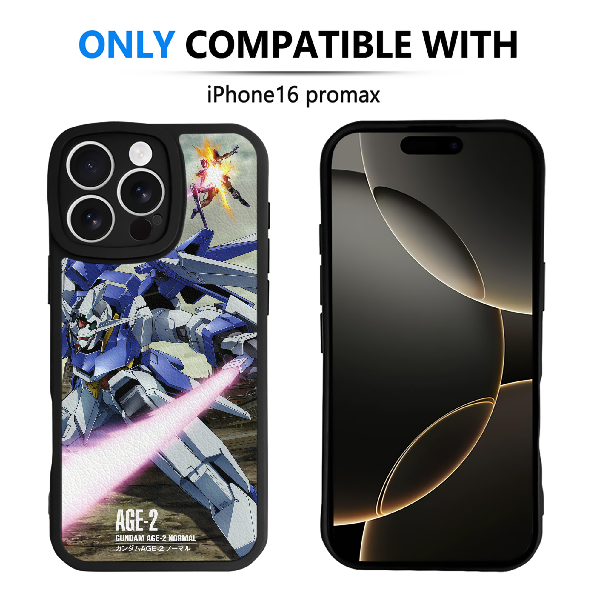 （画像用） 機動戦士ガンダム Mobile Suit Gundam 【iPhone 16シリーズ対応】シリコンスマホケース（レザー調） 材質：シリコン
